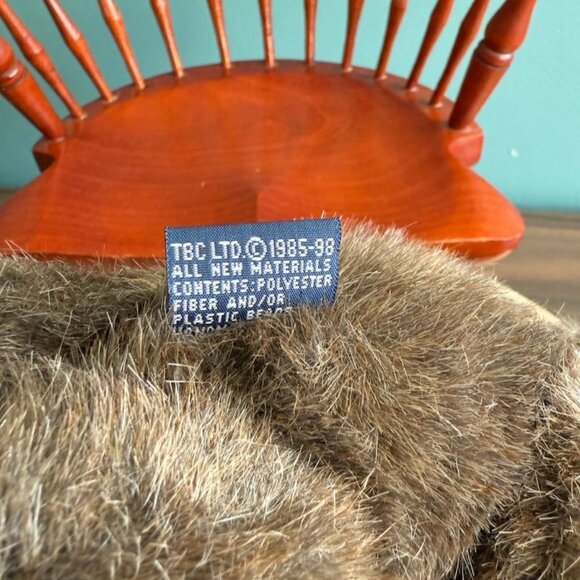 Vintage 1990s Boyds Bear Paxton W/ Tags Brown Teddy Bear Red Ribbon 10 Inch - Picture 4 of 7